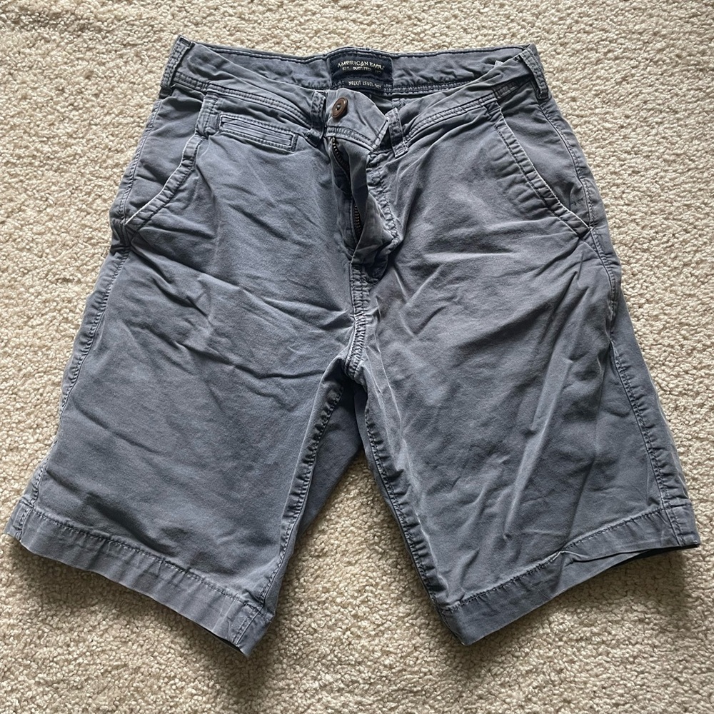 Men's Blue/Gray Shorts